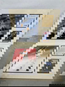 (Tim Salmon and George Brett framed Legends and Superstars collages(11in.x14in.)