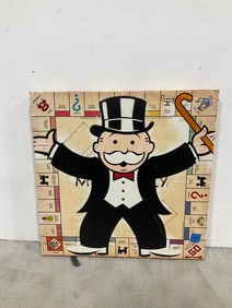 Monopoly canvas decor(17in.x17in.)