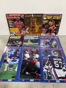 Lawrence Taylor prints(10.5in.x14in.) and sports magazines