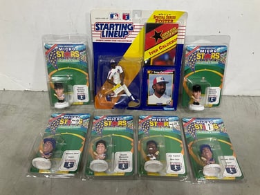 Starting Lineup Ivan Calderon collectible figure/sports card and Micro Stars collectibles(Joe