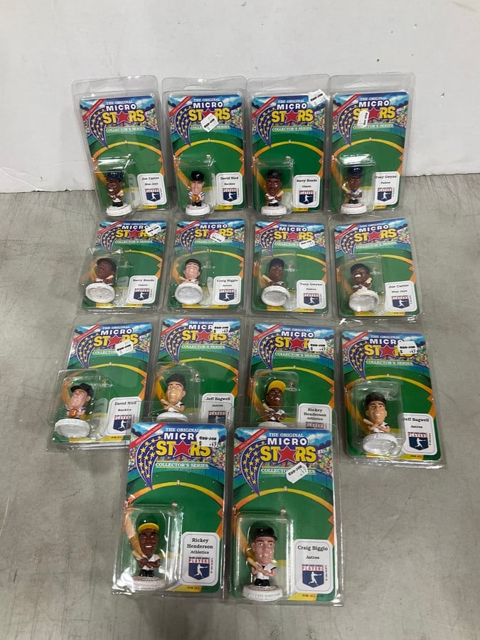 Micro Stars collectibles(Jeff Bagwell, Joe Carter, and more-new in package): Micro Stars collectibles(Jeff Bagwell, Joe Carter, and more-new in package)