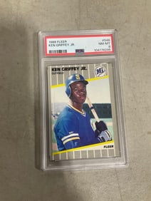 1989 Fleer Ken Griffey Jr. graded card