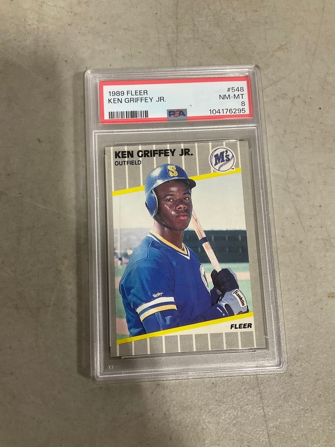 1989 Fleer Ken Griffey Jr. graded card (1 of 1)