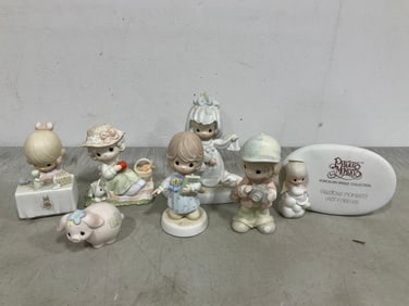 Precious Moments collectible statues(tallest 6in.)