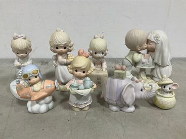 Precious Moments collectible stautes(tallest 5.5in.)
