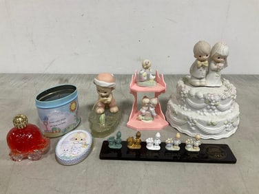 Precious Moments collectible Figures, and more 6.5in Tallest)