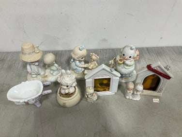 Precious Moments collectible stautes (6in Tallest)