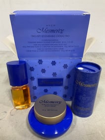 Avon Mesmerize Trio Gift Seft (Cologne Spray - 75% full, Perfumed Body Powder, and Body Creme)