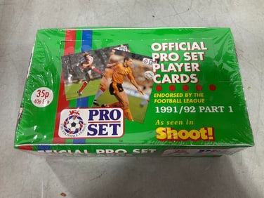 Pro Set player cards soccer collectible set