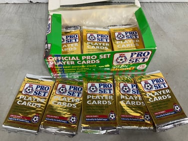 Pro Set player cards soccer collectible set