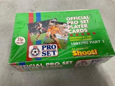 Pro Set player cards soccer collectible set(sealed)