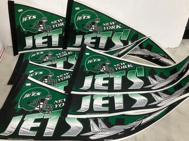 1997 NY Jets banners(30in.long)