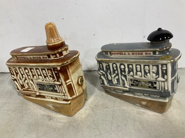 Ezra Brooks decanters(empty)