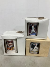 MLC collectible mugs(Dale Murphy, Kirk Gibson, and more-new in package)