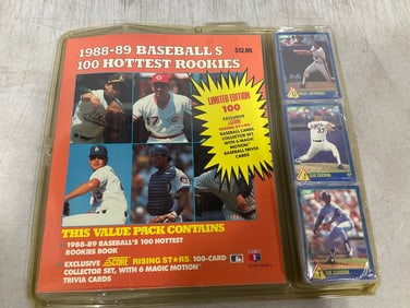 1988-89 Baseball's 100 hottest rookies collectible set(new in package)