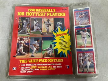 1990 baseball's 100 hottest players set(new in package)