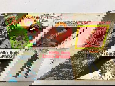 Vintage records(Johnny Mathis, Louis Armstrong, and more)