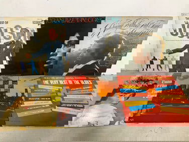 Vintage records(Johnny Mathis, Joan Baez, and more)