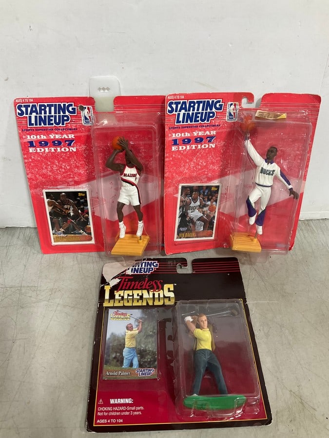 Starting Lineup NBA/golf collectibles(Kenny Anderson, Vin Baker, and more): Starting Lineup NBA/golf collectibles(Kenny Anderson, Vin Baker, and more)