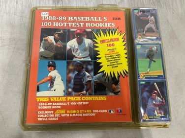 1988-89 Baseball's 100 hottest rookies collectible set(new in package)