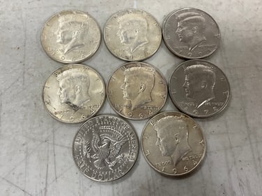 Silver Kennedy Half Dollars