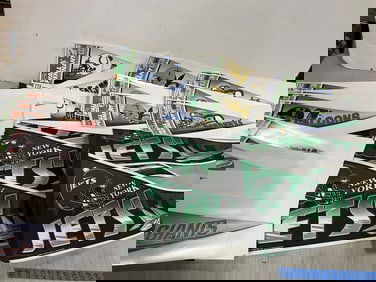 1997 NY Jets banners(30in.long) and various adhesive wall pennants