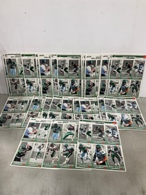 McDonald's limited edition 1993 NFL GameDay cards sheets(NY Giants/NY Jets)
