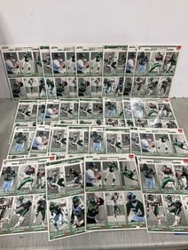 McDonald's limited edition 1993 NFL GameDay cards sheets(NY Giants/NY Jets)