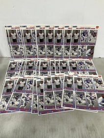 McDonald's limited edition 1993 NFL GameDay cards sheets(NY Giants)