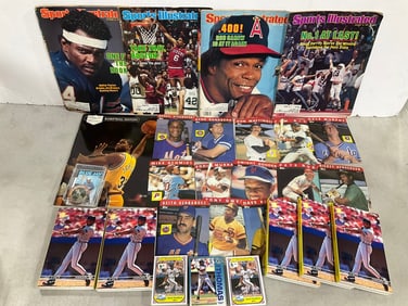 3D Baseball Cards, Sports Illustrated Magazines, and more