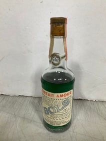 Parfait Amour liqueur(58 proof, 1/2 pint-mostly full)