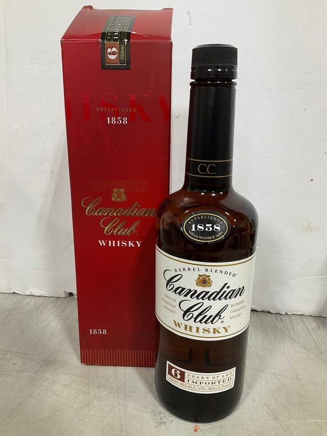Imported Canadian Club Whisky in box(40%,750mL): Imported Canadian Club Whisky in box(40%,750mL)