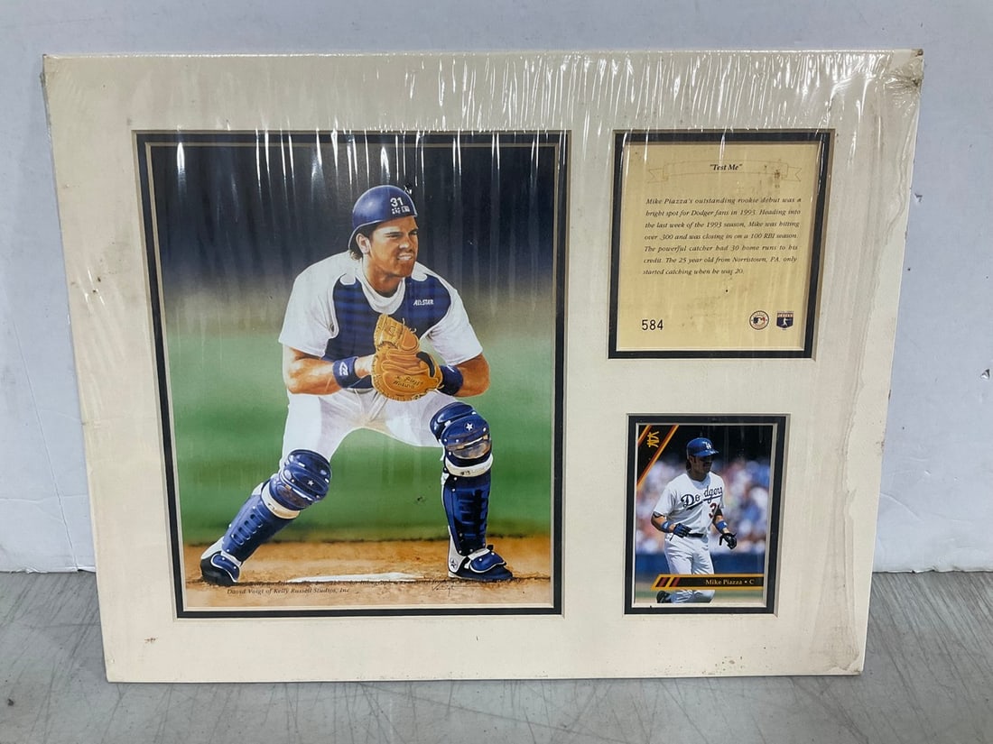 Legends and Superstars player collage(Mike Piazza-11in.x14in.): Legends and Superstars player collage(Mike Piazza-11in.x14in.)