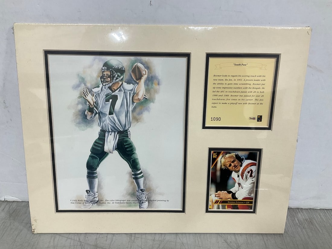 Legends and Superstars player collage(Boomer Esiason-11in.x14in.): Legends and Superstars player collage(Boomer Esiason-11in.x14in.)