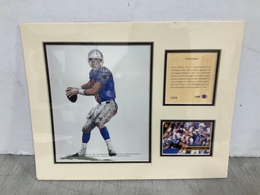 Legends and Superstars player collage(Drew Bledsoe-11in.x14in.)