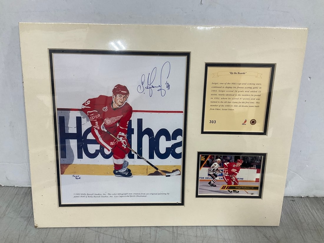 Legends and Superstars player collage(Sergei Fedorov-11in.x14in.): Legends and Superstars player collage(Sergei Fedorov-11in.x14in.)