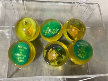 Vintage NY Mets bouncy balls