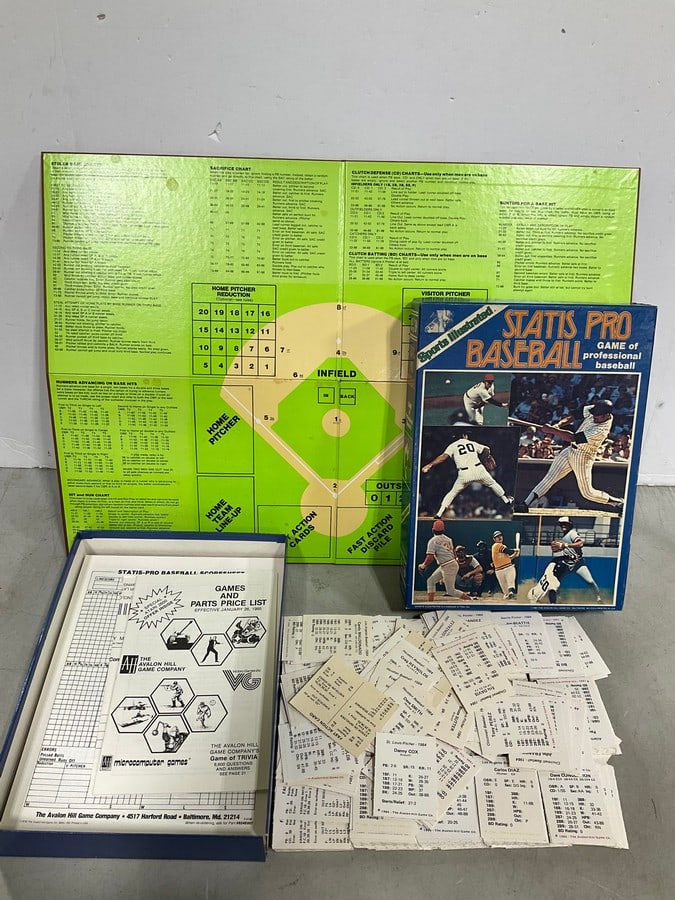 Vintage Sports Illustrated Statis pro baseball game: Vintage Sports Illustrated Statis pro baseball game