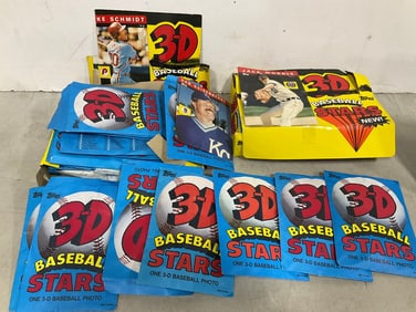 Topps 3D baseball stars photos