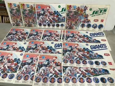 1978 NY Giants/NY Jets placemats