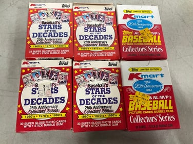 1960's-1980's Topps collectible baseball cards