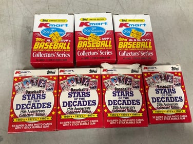 1960's-1980's Topps collectible baseball cards