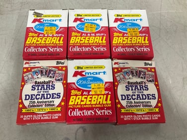 1960's-1980's Topps collectible baseball cards