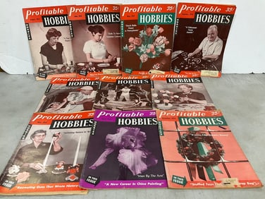 1950's Profitable Hobbies magazines