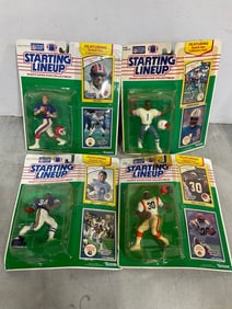 Starting Lineup collectibles(Herschel Walker, Ickey Woods, and more-new in package)