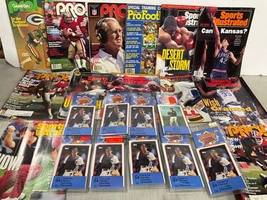 Topps 1989 Baseballl Talk soundcards and sports magazines