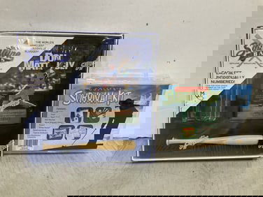 Signature Bats Don Mattingly replica with COA/display stand and Golfer's survival kit(both new in