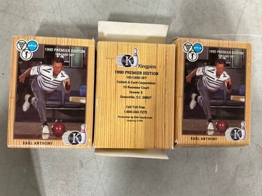 1990 Premier edition professional bowlers cards