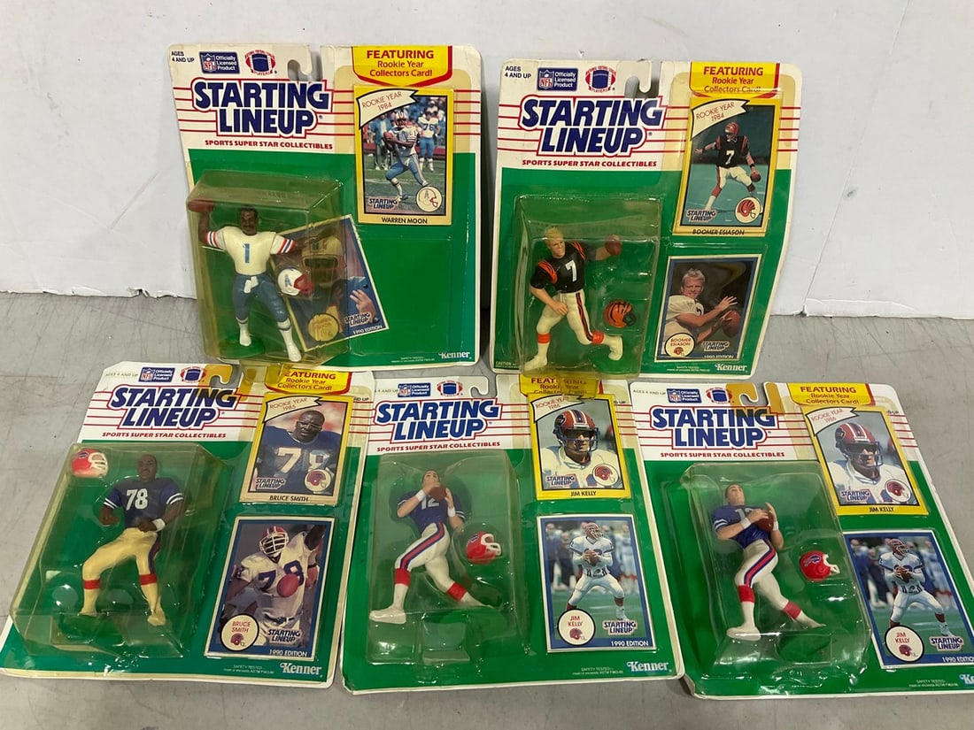 1990 Starting Lineup collectible figures(Bruce Smith,Jim Kelly, and more) (1 of 1)
