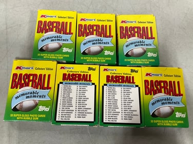 1988 Topps Memorable moments collectible cards